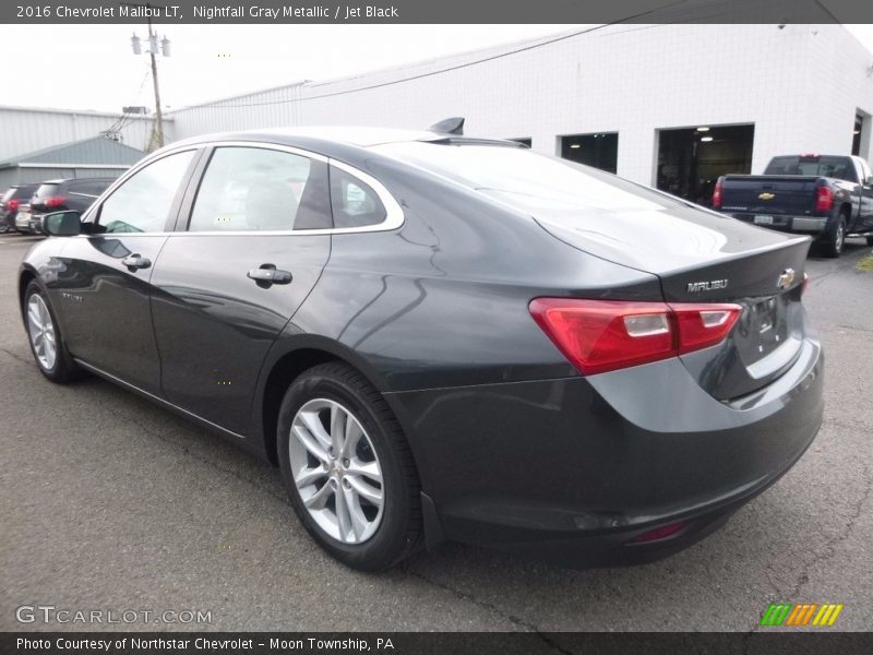 Nightfall Gray Metallic / Jet Black 2016 Chevrolet Malibu LT