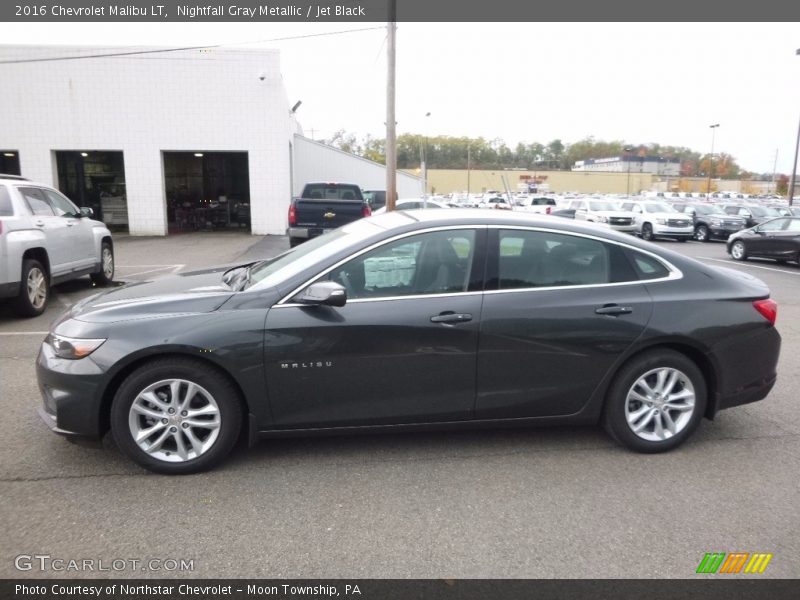 Nightfall Gray Metallic / Jet Black 2016 Chevrolet Malibu LT