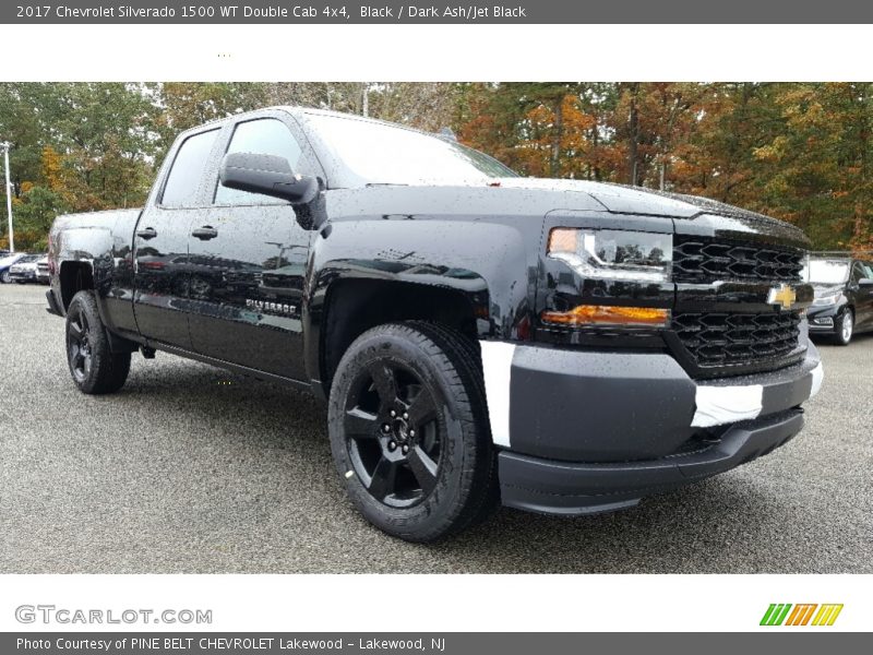 Black / Dark Ash/Jet Black 2017 Chevrolet Silverado 1500 WT Double Cab 4x4