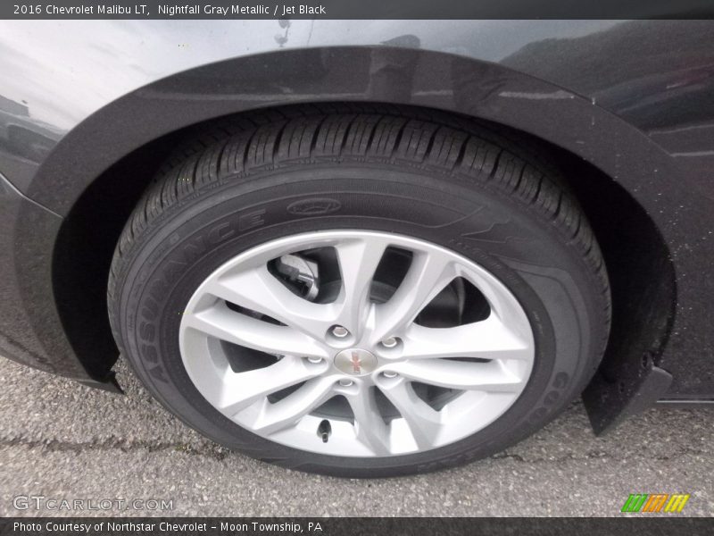 Nightfall Gray Metallic / Jet Black 2016 Chevrolet Malibu LT