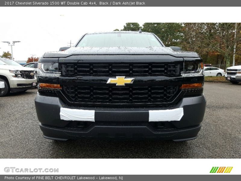 Black / Dark Ash/Jet Black 2017 Chevrolet Silverado 1500 WT Double Cab 4x4