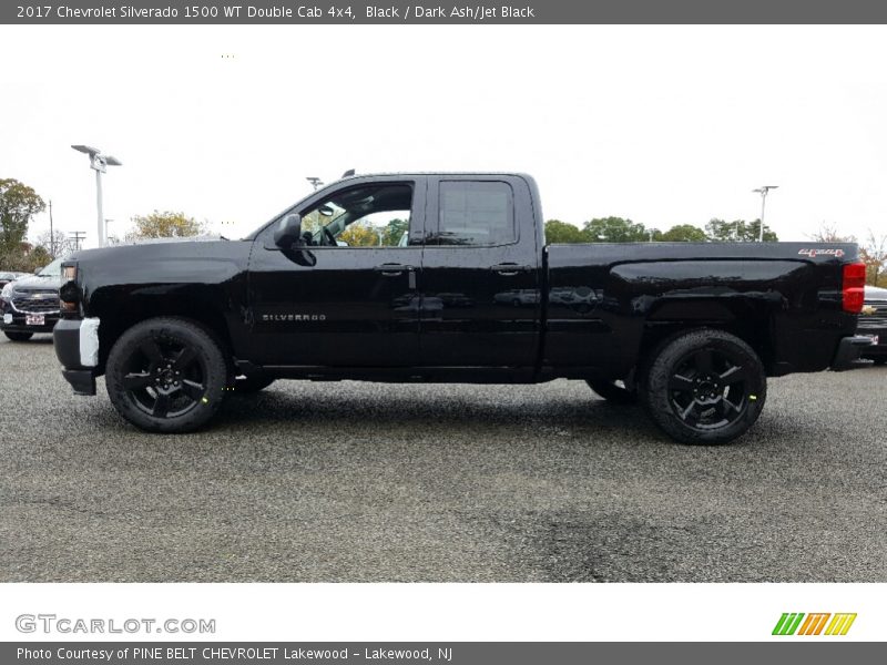 Black / Dark Ash/Jet Black 2017 Chevrolet Silverado 1500 WT Double Cab 4x4