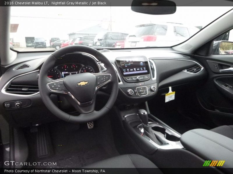Nightfall Gray Metallic / Jet Black 2016 Chevrolet Malibu LT