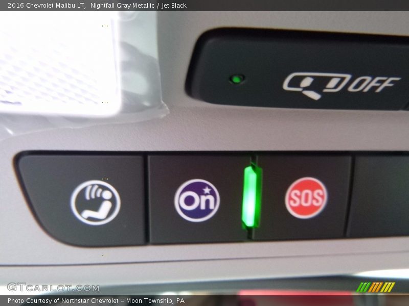 Nightfall Gray Metallic / Jet Black 2016 Chevrolet Malibu LT