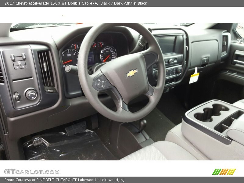 Black / Dark Ash/Jet Black 2017 Chevrolet Silverado 1500 WT Double Cab 4x4