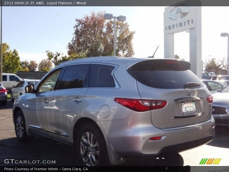 Liquid Platinum / Wheat 2013 Infiniti JX 35 AWD