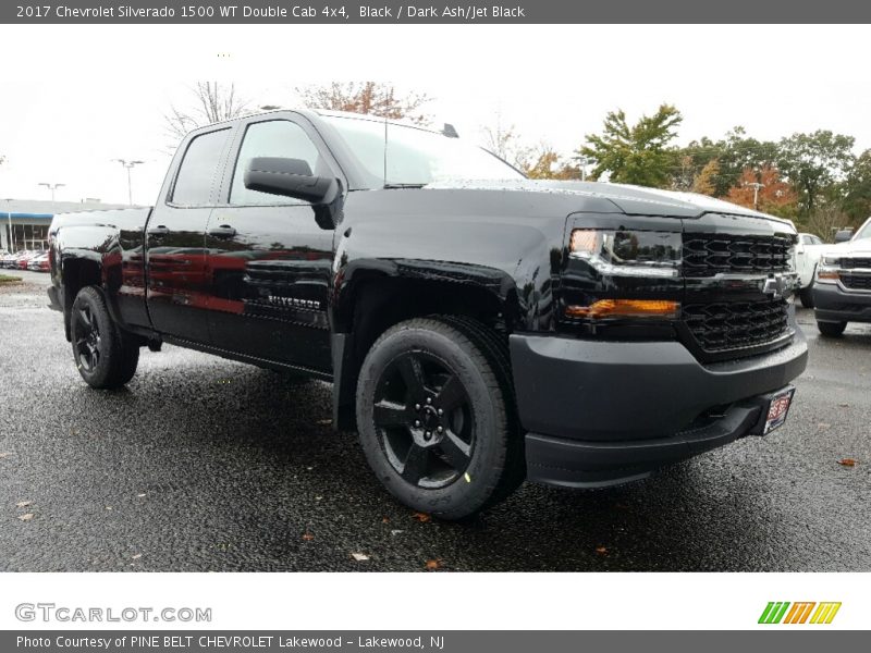 Black / Dark Ash/Jet Black 2017 Chevrolet Silverado 1500 WT Double Cab 4x4