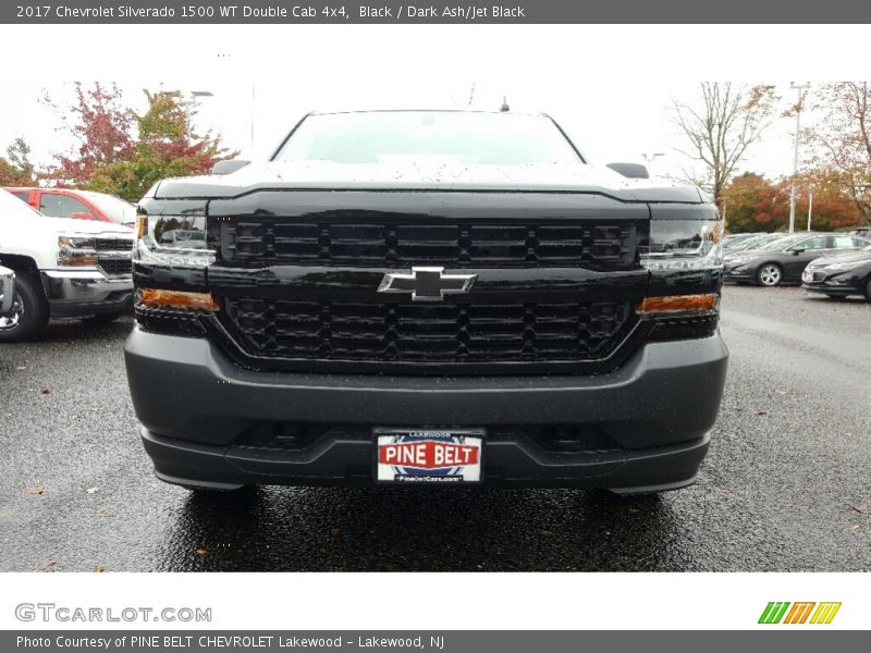 Black / Dark Ash/Jet Black 2017 Chevrolet Silverado 1500 WT Double Cab 4x4