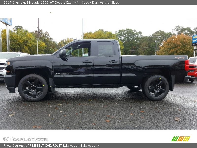 Black / Dark Ash/Jet Black 2017 Chevrolet Silverado 1500 WT Double Cab 4x4
