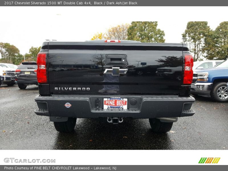 Black / Dark Ash/Jet Black 2017 Chevrolet Silverado 1500 WT Double Cab 4x4