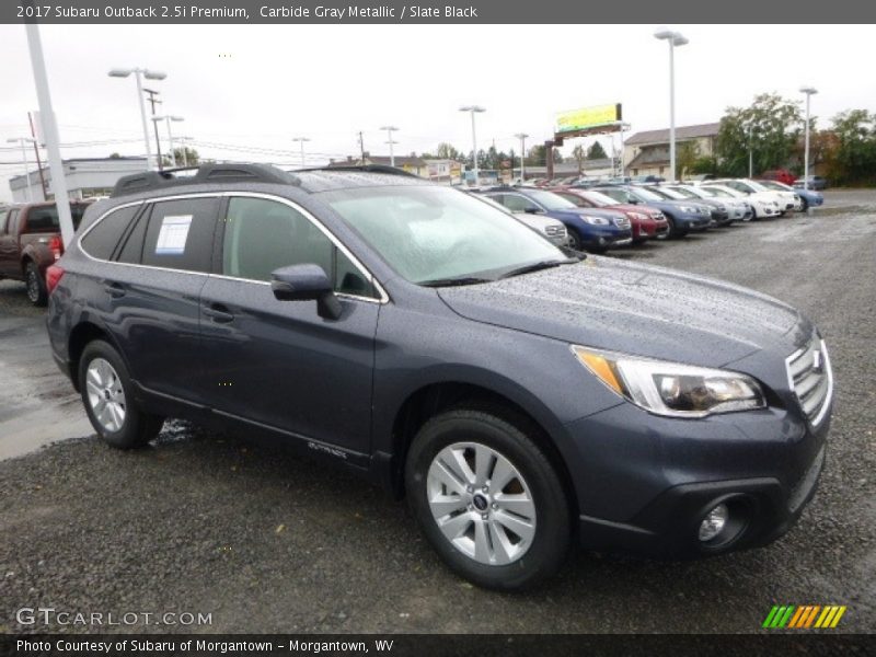 Carbide Gray Metallic / Slate Black 2017 Subaru Outback 2.5i Premium