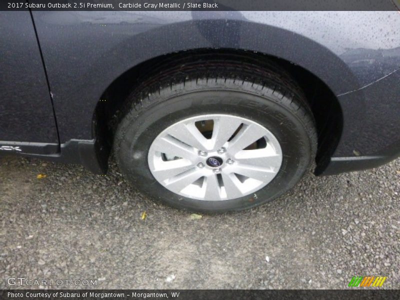 Carbide Gray Metallic / Slate Black 2017 Subaru Outback 2.5i Premium