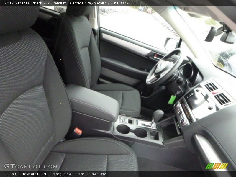 Carbide Gray Metallic / Slate Black 2017 Subaru Outback 2.5i Premium