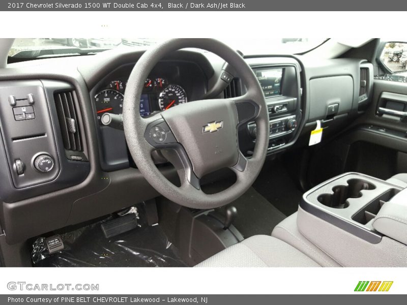 Black / Dark Ash/Jet Black 2017 Chevrolet Silverado 1500 WT Double Cab 4x4