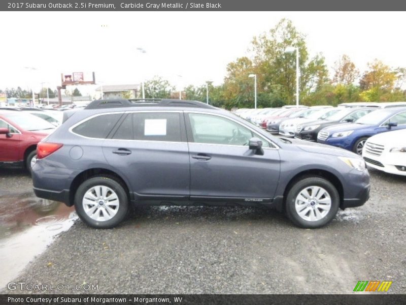 Carbide Gray Metallic / Slate Black 2017 Subaru Outback 2.5i Premium