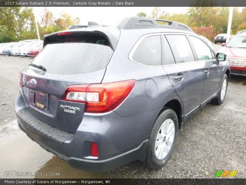Carbide Gray Metallic / Slate Black 2017 Subaru Outback 2.5i Premium