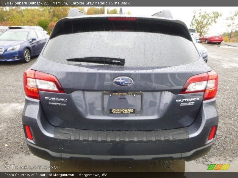 Carbide Gray Metallic / Slate Black 2017 Subaru Outback 2.5i Premium