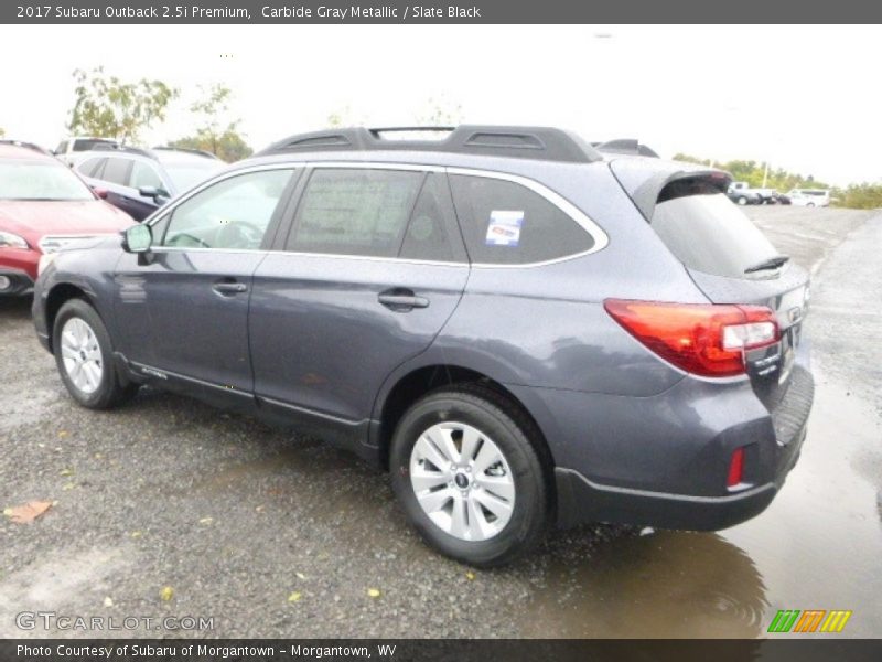 Carbide Gray Metallic / Slate Black 2017 Subaru Outback 2.5i Premium