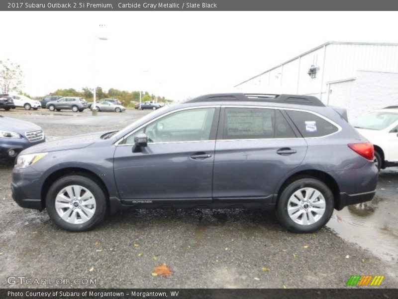 Carbide Gray Metallic / Slate Black 2017 Subaru Outback 2.5i Premium