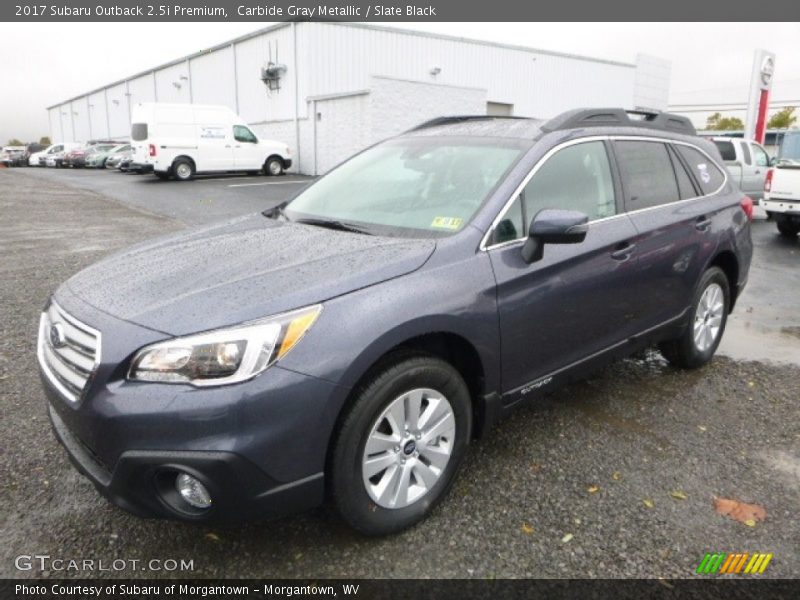 Carbide Gray Metallic / Slate Black 2017 Subaru Outback 2.5i Premium