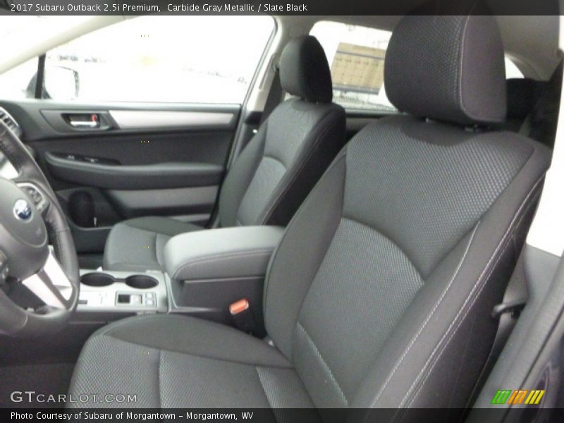 Carbide Gray Metallic / Slate Black 2017 Subaru Outback 2.5i Premium