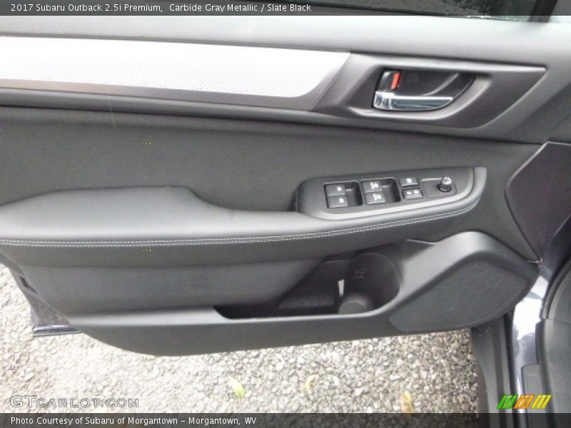 Carbide Gray Metallic / Slate Black 2017 Subaru Outback 2.5i Premium