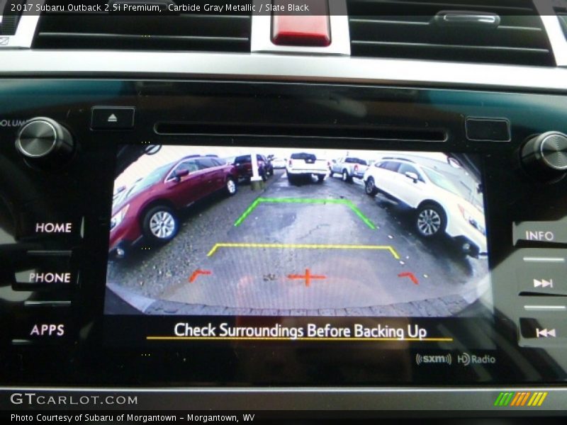 Carbide Gray Metallic / Slate Black 2017 Subaru Outback 2.5i Premium