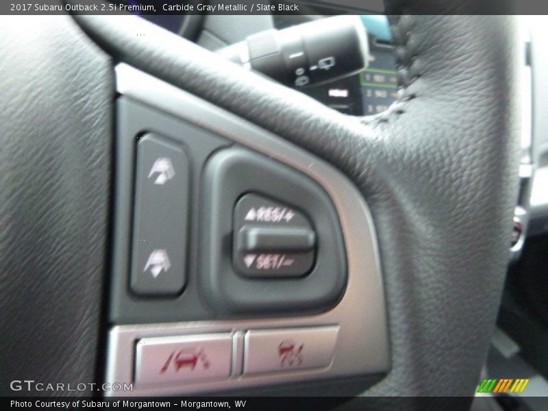 Carbide Gray Metallic / Slate Black 2017 Subaru Outback 2.5i Premium