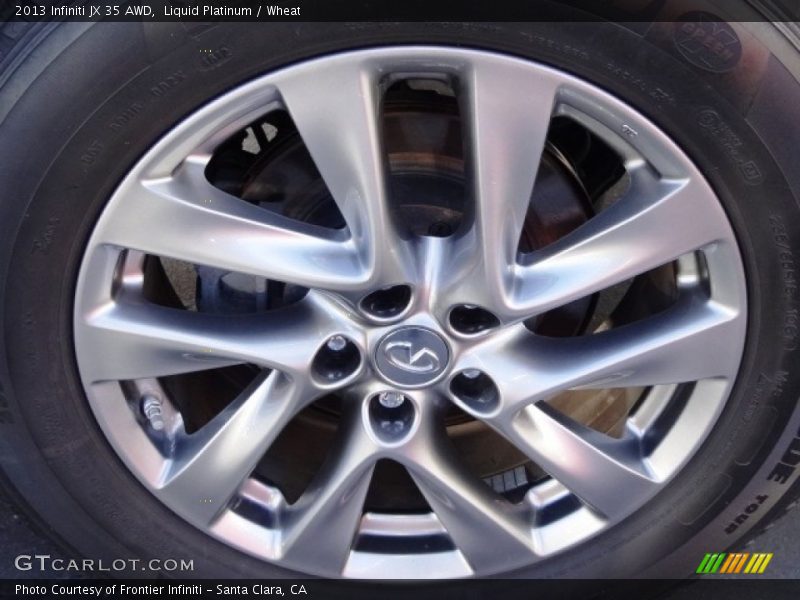 Liquid Platinum / Wheat 2013 Infiniti JX 35 AWD