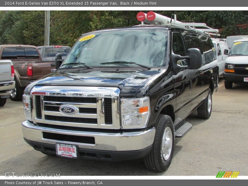 Black / Medium Flint 2014 Ford E-Series Van E350 XL Extended 15 Passenger Van