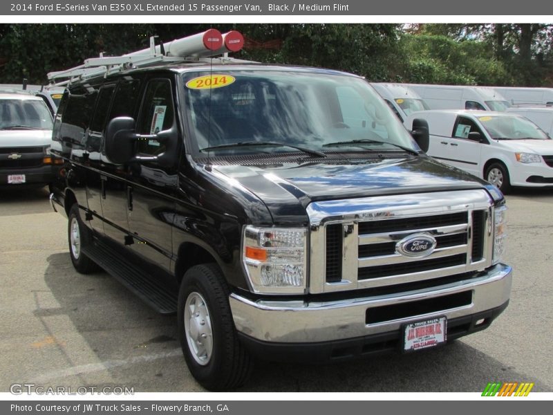 Black / Medium Flint 2014 Ford E-Series Van E350 XL Extended 15 Passenger Van