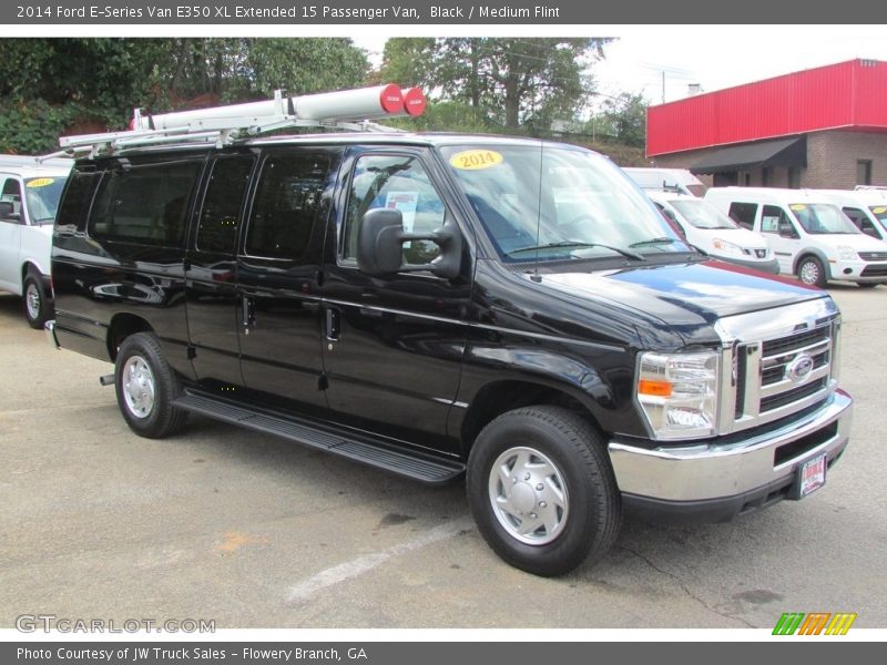 Black / Medium Flint 2014 Ford E-Series Van E350 XL Extended 15 Passenger Van