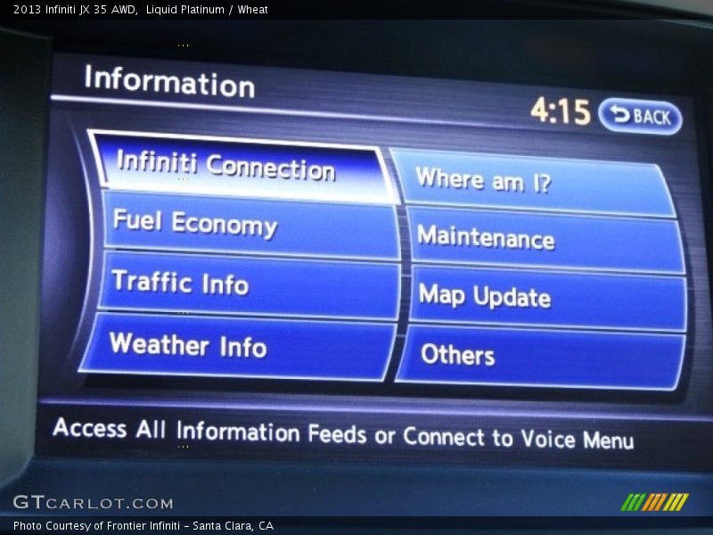 Liquid Platinum / Wheat 2013 Infiniti JX 35 AWD