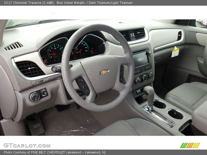 Blue Velvet Metallic / Dark Titanium/Light Titanium 2017 Chevrolet Traverse LS AWD