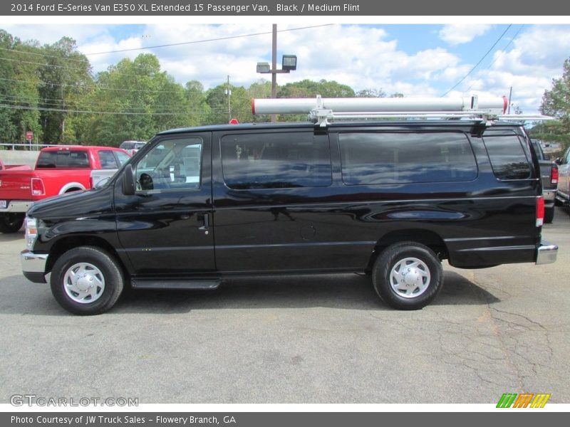 Black / Medium Flint 2014 Ford E-Series Van E350 XL Extended 15 Passenger Van