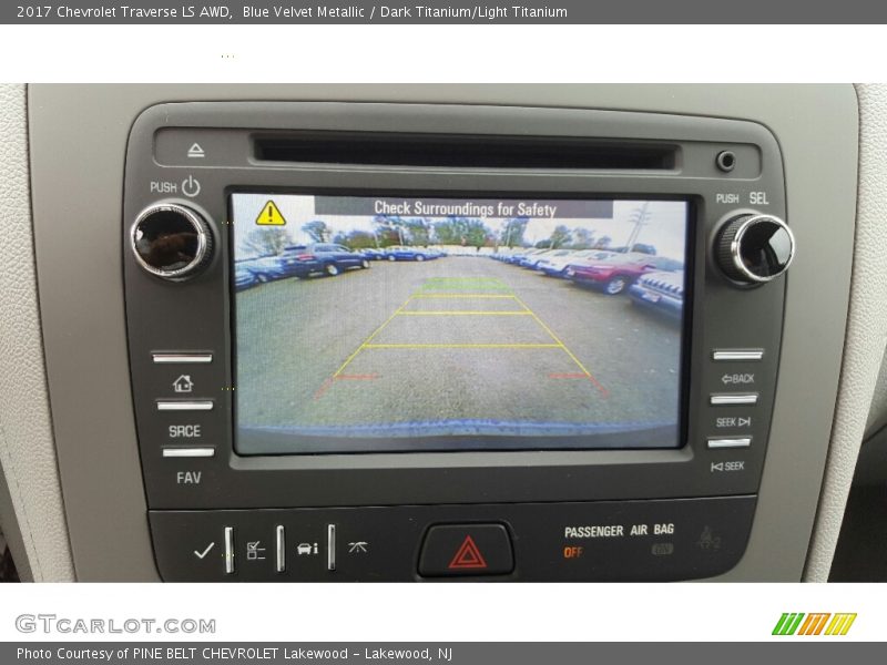 Blue Velvet Metallic / Dark Titanium/Light Titanium 2017 Chevrolet Traverse LS AWD