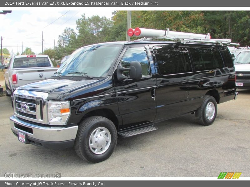 Black / Medium Flint 2014 Ford E-Series Van E350 XL Extended 15 Passenger Van
