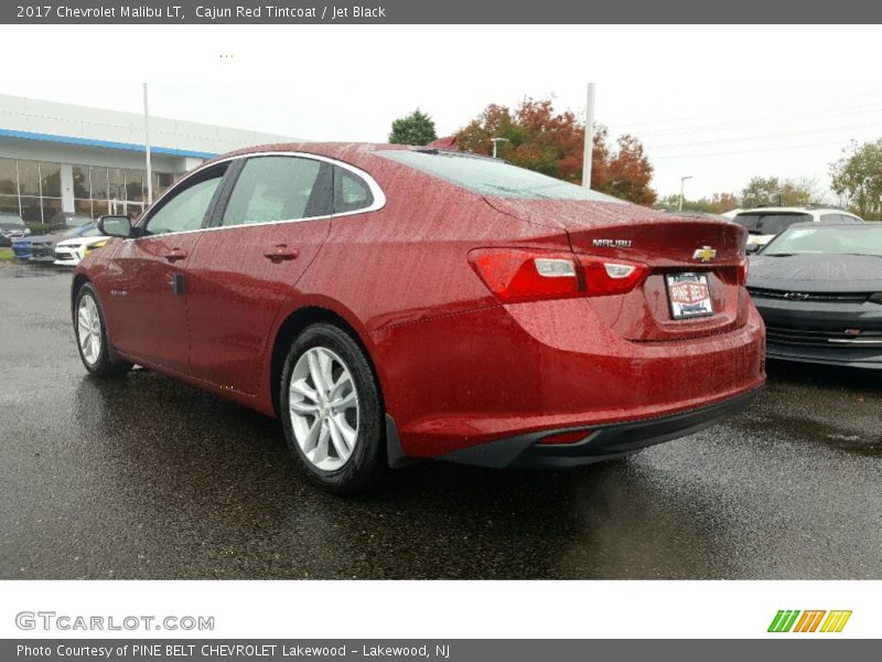 Cajun Red Tintcoat / Jet Black 2017 Chevrolet Malibu LT