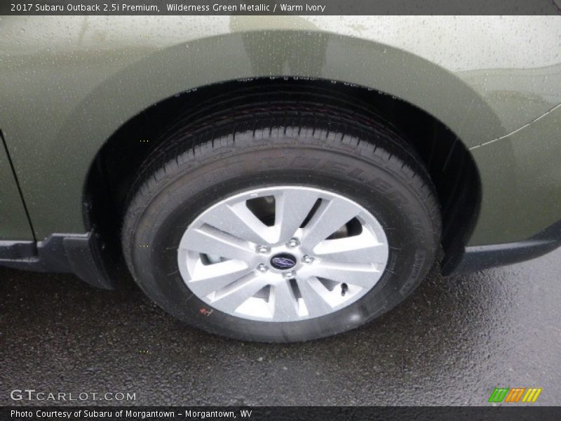 Wilderness Green Metallic / Warm Ivory 2017 Subaru Outback 2.5i Premium
