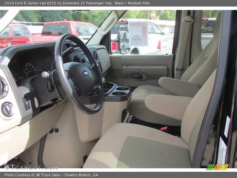 Black / Medium Flint 2014 Ford E-Series Van E350 XL Extended 15 Passenger Van