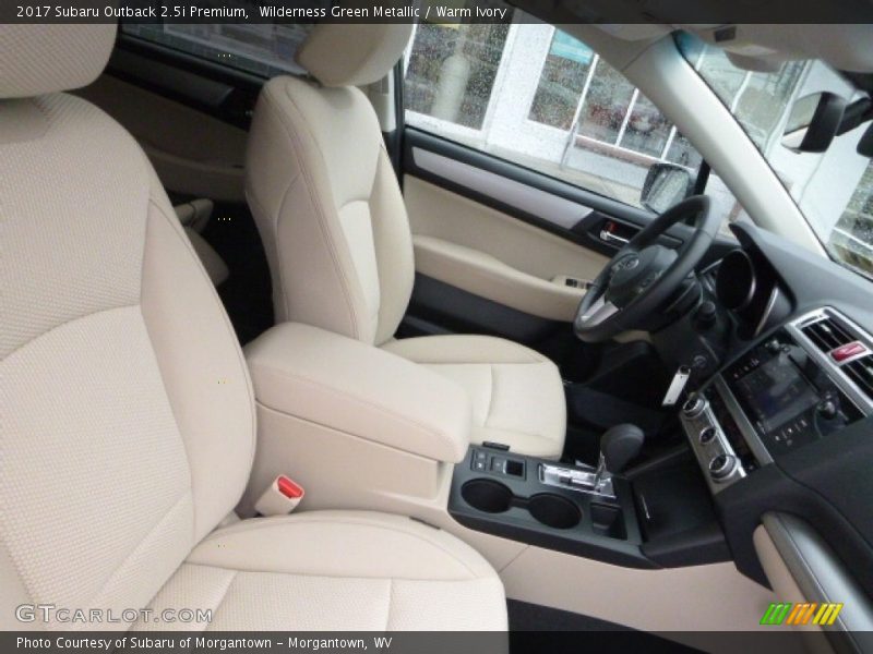 Wilderness Green Metallic / Warm Ivory 2017 Subaru Outback 2.5i Premium