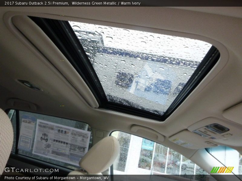 Wilderness Green Metallic / Warm Ivory 2017 Subaru Outback 2.5i Premium