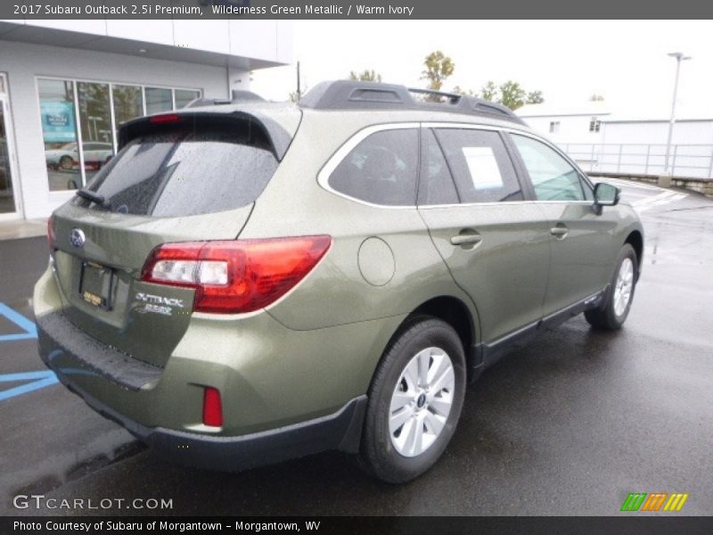 Wilderness Green Metallic / Warm Ivory 2017 Subaru Outback 2.5i Premium