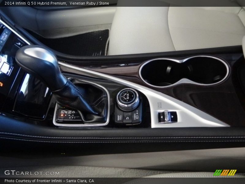 Venetian Ruby / Stone 2014 Infiniti Q 50 Hybrid Premium