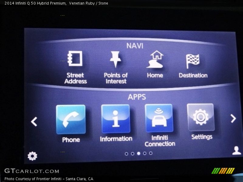 Venetian Ruby / Stone 2014 Infiniti Q 50 Hybrid Premium