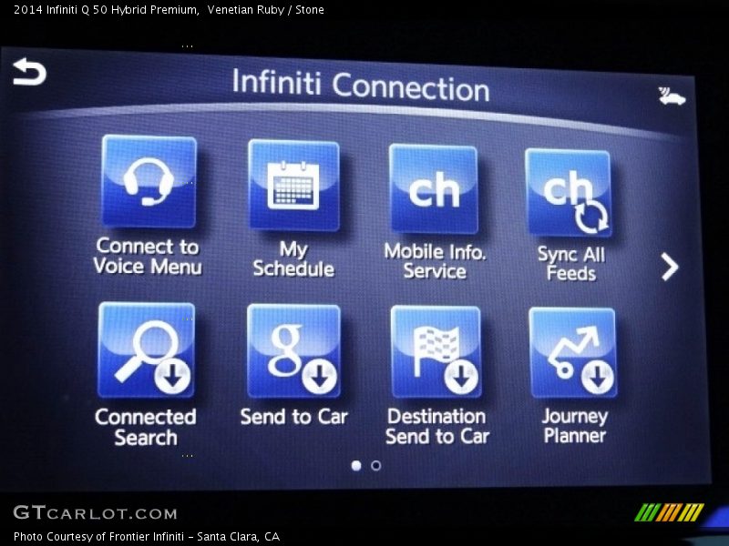 Venetian Ruby / Stone 2014 Infiniti Q 50 Hybrid Premium
