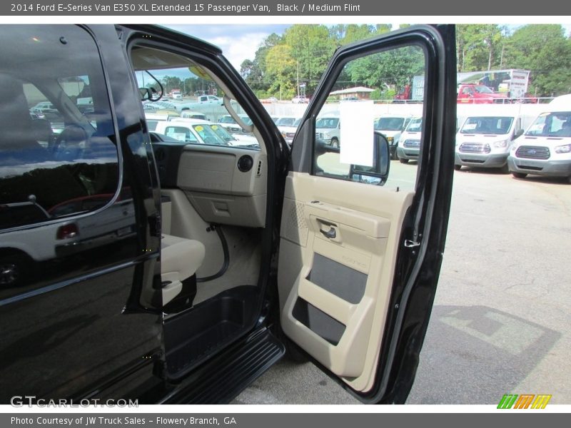 Black / Medium Flint 2014 Ford E-Series Van E350 XL Extended 15 Passenger Van