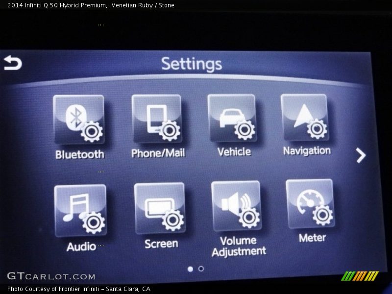 Venetian Ruby / Stone 2014 Infiniti Q 50 Hybrid Premium