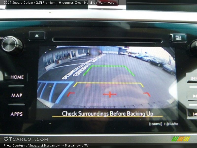 Wilderness Green Metallic / Warm Ivory 2017 Subaru Outback 2.5i Premium