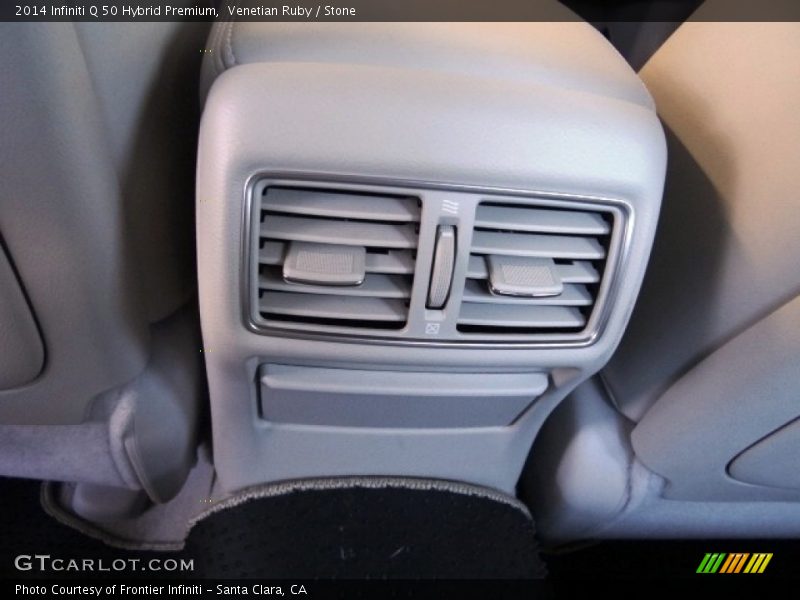 Venetian Ruby / Stone 2014 Infiniti Q 50 Hybrid Premium